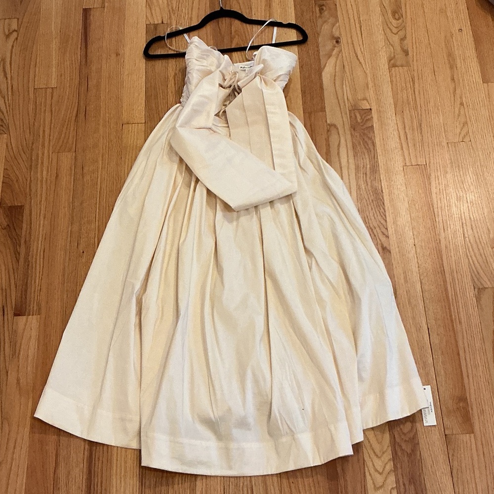 Elegant Cream Off Shoulders Dress